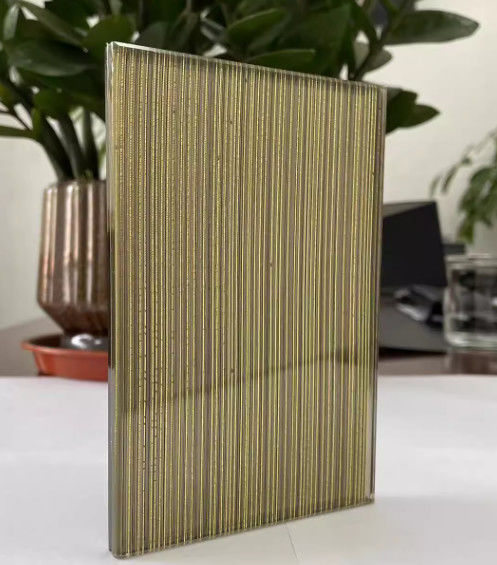 กระจกเฉพาะเจาะจงใส สี Mesh กระจกสาย laminated สําหรับตกแต่งภายใน