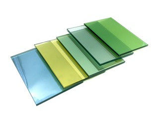 การแปรรูปกระจกสีเรียบที่มีสีเขียวเข้ม / สีเทาเข้ม / สีฟ้าฟอร์ด / สีทองแดง เป็นต้น
