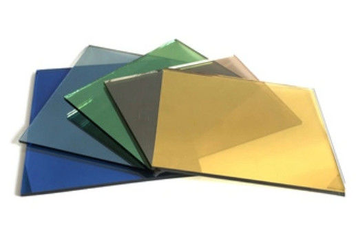 กระจกลายสีเรียบสําหรับหน้าต่างและประตู