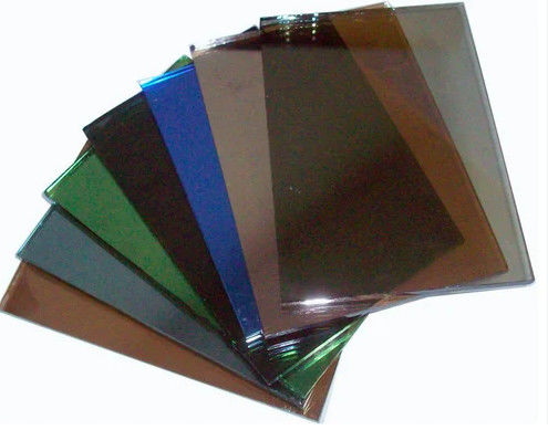 กระจกลายสีเรียบสําหรับหน้าต่างและประตู